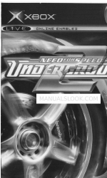 GAMES MICROSOFT XBOX NEED FOR SPEED 2 UNDERGROUND Manual