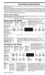 Frigidaire CFES366FC5 Manuale di controllo