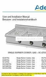 Adexa SC8070G Gebruikers- en installatiehandleiding