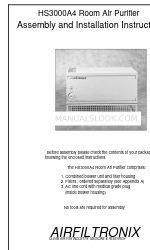 AirFiltronix HS3000A4 Assembly And Installation Instructions