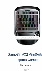 GameSir VX2 AimSwitch E-sports Combo Gebruikershandleiding