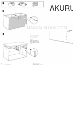 IKEA AKURUM Istruzioni