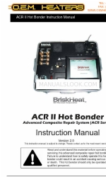 BriskHeat ACR II Hot Bonder Manuale di istruzioni