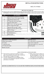 Jagg 751-FP2500 Manuel d'instructions d'installation