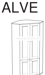 IKEA ALVE CORNER WORKSTATN Instructions Manual