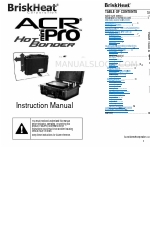 BriskHeat ACR 3 MiniPRO Hot Bonder Руководство по эксплуатации