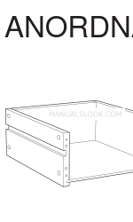 IKEA ANORDNA Manual de instrucciones