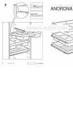 IKEA ANORDNA LYX PULL-OUT STORAGE S3 16X15