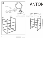 IKEA ANTONIUS CLOTHES RAIL Anweisungen