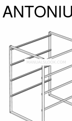 IKEA ANTONIUS CLOTHES RAIL Podręcznik