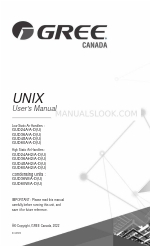 Gree UNIX GUD24A/A-D Руководство пользователя