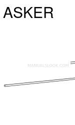 IKEA ASKER SUSPENSION RAIL Petunjuk Manual