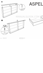 IKEA ASPELUND BED STORAGE BOX Instrukcje