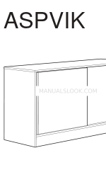 IKEA ASPVIK Petunjuk Manual