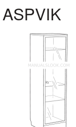 IKEA ASPVIK Petunjuk Manual