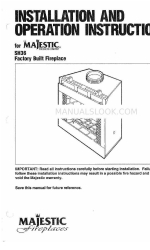 Majestic SH36 Manuale di installazione e istruzioni per l'uso