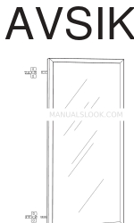 IKEA AVSIKT Petunjuk Manual