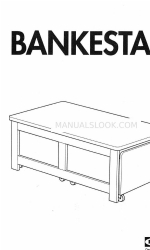 IKEA Bankesta Manual de montaje