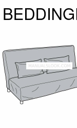 IKEA BEDDINGE BED STORAGE BOX Manual de montaje