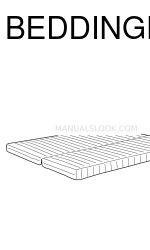 IKEA BEDDINGE BED STORAGE BOX Instrucciones de montaje