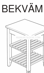 IKEA BEKVAM Manual de instrucciones