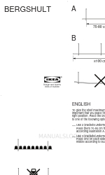 IKEA BERGSHULT Руководство