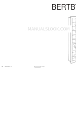 IKEA BERTBY GLASS-DOOR WALL CABINET 17X67 Manual de instrucciones