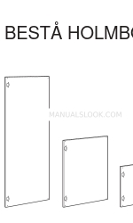 IKEA BESTA HOLMBO Manuel d'instructions