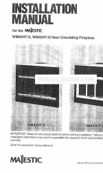 Majestic WM42HT-D Manual de instalação