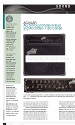 Aguilar AG 500 Dual Channel Head Брошура та технічні характеристики