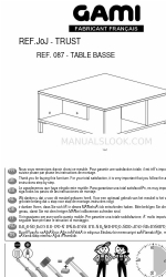 Gami 087 Manuale di istruzioni per il montaggio