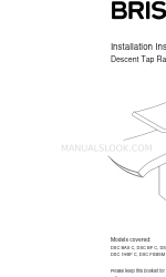 Bristan Descent Series Handleiding voor installatie-instructies