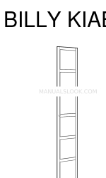 IKEA BILLY KIABY Manual de instrucciones