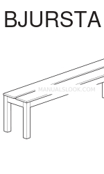 IKEA BJURSTA Manual de instrucciones