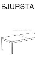 IKEA BJURSTA Manual de instrucciones