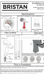 Bristan HOU 1HBF C D4 설치 지침 및 사용자 설명서