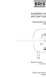 Bristan HY POWSHX W 설치 지침 및 사용자 설명서
