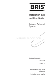 Bristan IRBS1-CP Installationsanleitung und Benutzerhandbuch