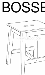 IKEA BOSSE STOOL Instrukcja obsługi