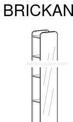 IKEA BRICKAN Instructions Manual