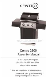 Centro 2800 Assembly Manual