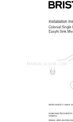 Bristan K SNKSL EF C Panduan Petunjuk Instalasi