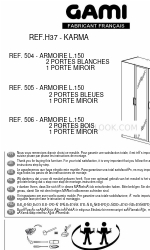 Gami ARMOIRE L.150 Quick Start Manual