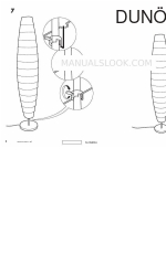 IKEA DUNO Instrucciones de montaje