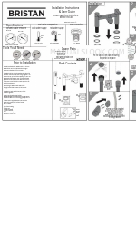 Bristan Nero NRBSME6C Instruções de instalação e manual do utilizador