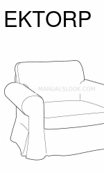 IKEA EKTORP CHAIR FRAME Manual de instrucciones de montaje