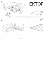 IKEA EKTORP CHAIR FRAME Manual de instrucciones