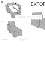 IKEA EKTORP CHAIR FRAME Manual de instrucciones