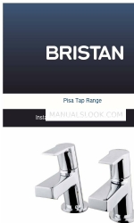 Bristan Pisa series Instruções de instalação e manual do utilizador