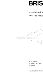 Bristan Pivot PIV 3HBAS C Manual de instruções de instalação